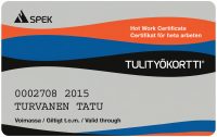 tulityökorttikoulutus lahti